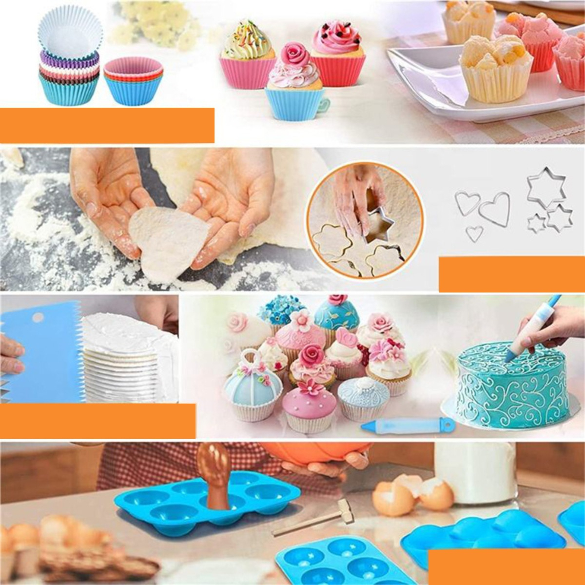 Kit Reposteria Pasteleria Completo 235 Pzas Incluye Maletin - Imagen 5
