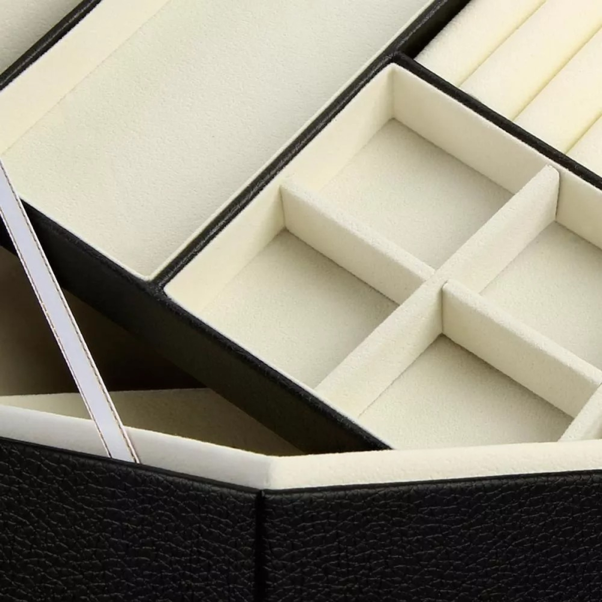 Joyero Caja Organizadora Para Joyas Con Cerradura - Imagen 25