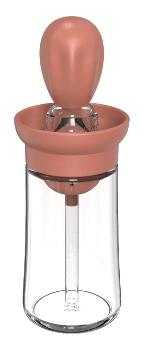 D_722148-MLU70433543122_072023-F.jpg Aceitera Dispensador Aceite Vidrio Y Silicona Pincel Liso - Imagen 1