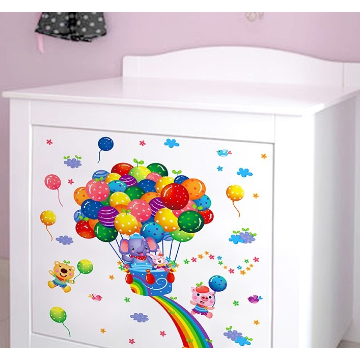 Vinilo Decorativo Infantiles Globo Arcoiris - Imagen 4