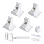 Set X4 Piezas Cerraduras Magnética Niño Armarios Cajones - Imagen 2