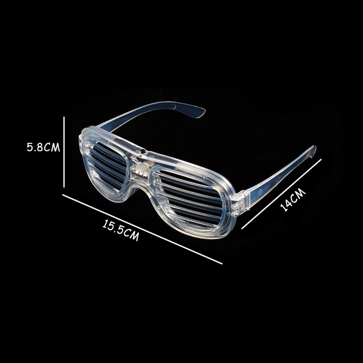 Lentes Con Luces Led Luz Cotillon Luminoso 3 Funciones - Imagen 20