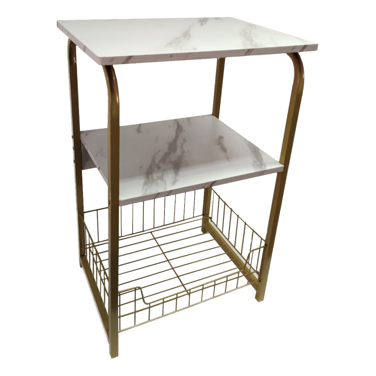 Mesa De Centro Para Estar Dormitorio Textura Mármol Grande - Imagen 1