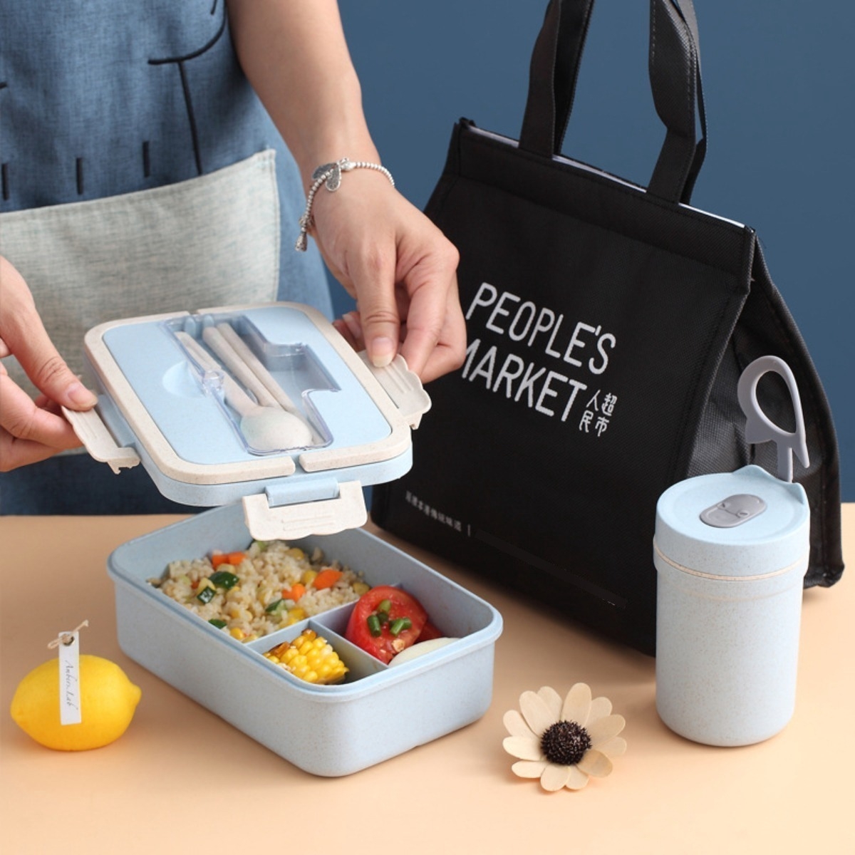 Lunchera Termica Viandas + Cucharas 1,5l Iluminaras - Imagen 7
