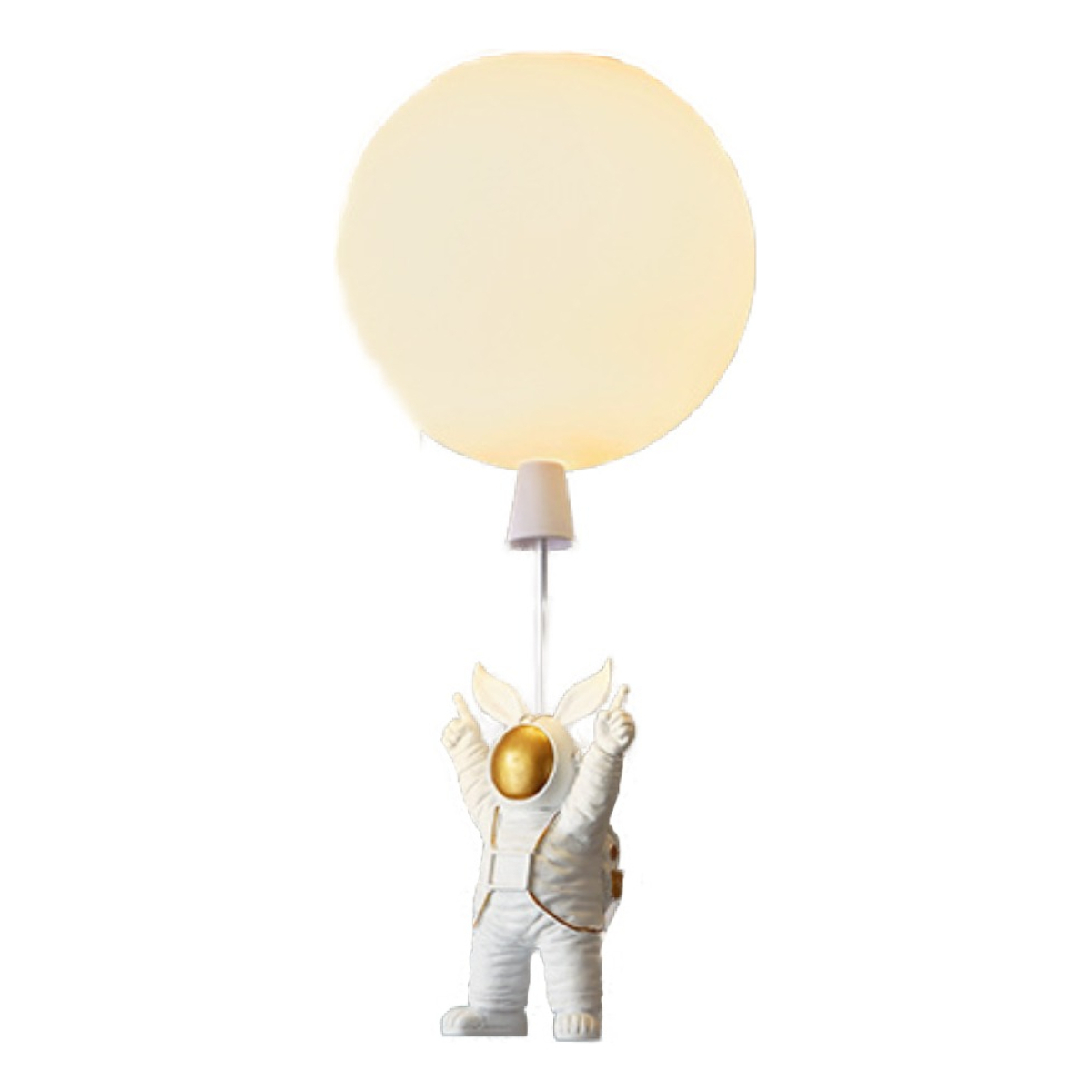 Lampara Colgante Para Techo Infantil Led Astronauta - 25 Cm - Imagen 1