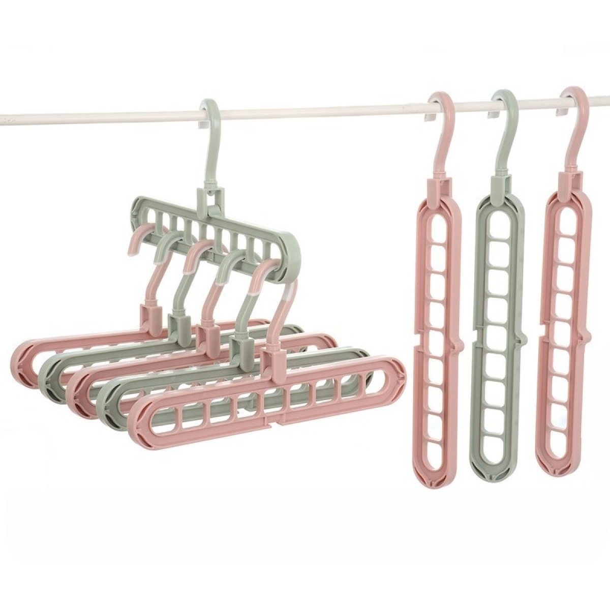 Percha Organizadora Plegable Multifunción Tendedero - Imagen 12