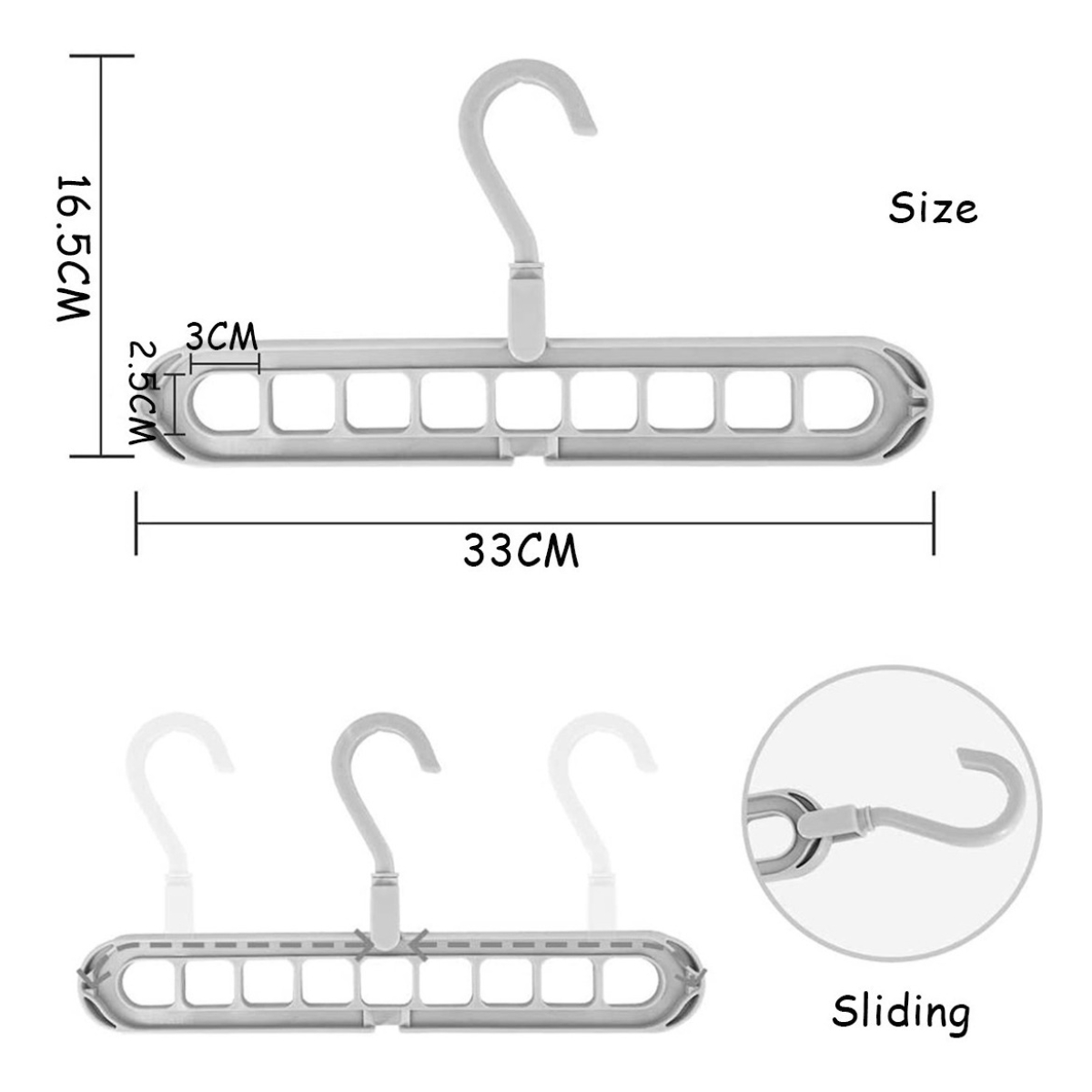 Percha Organizadora Plegable Multifunción Tendedero - Imagen 19