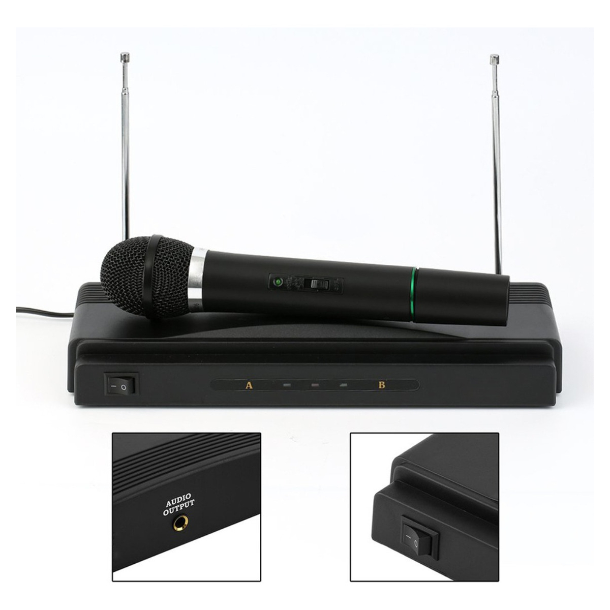Kit De Micrófonos Inalámbricos Profesionales Karaoke - Imagen 3