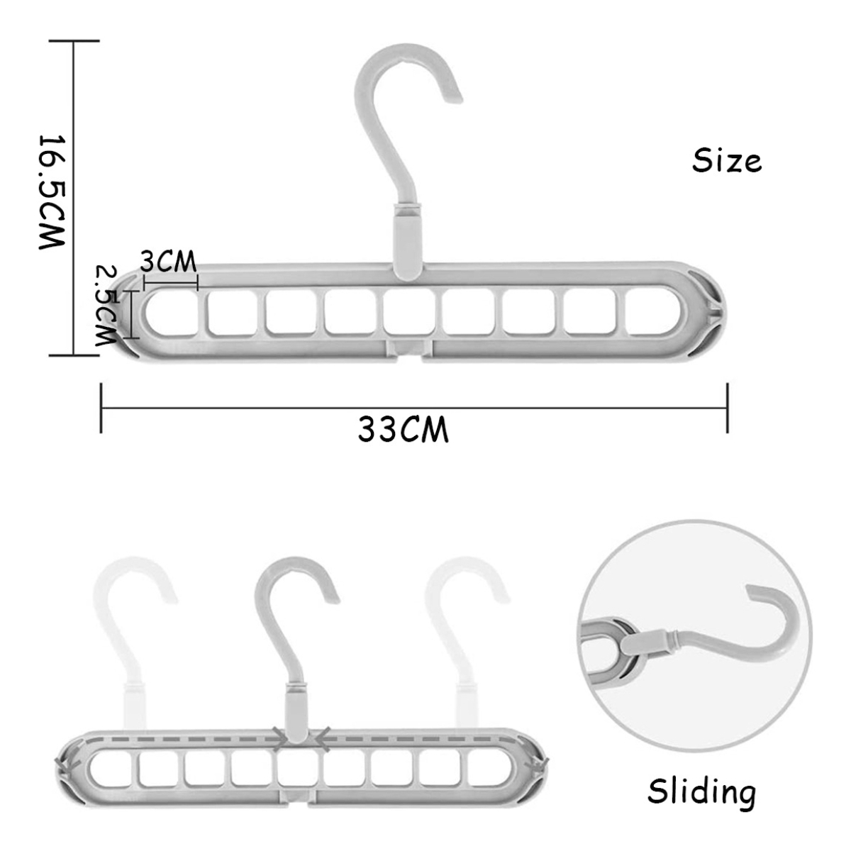 Percha Organizadora Plegable Multifunción Tendedero - Imagen 40