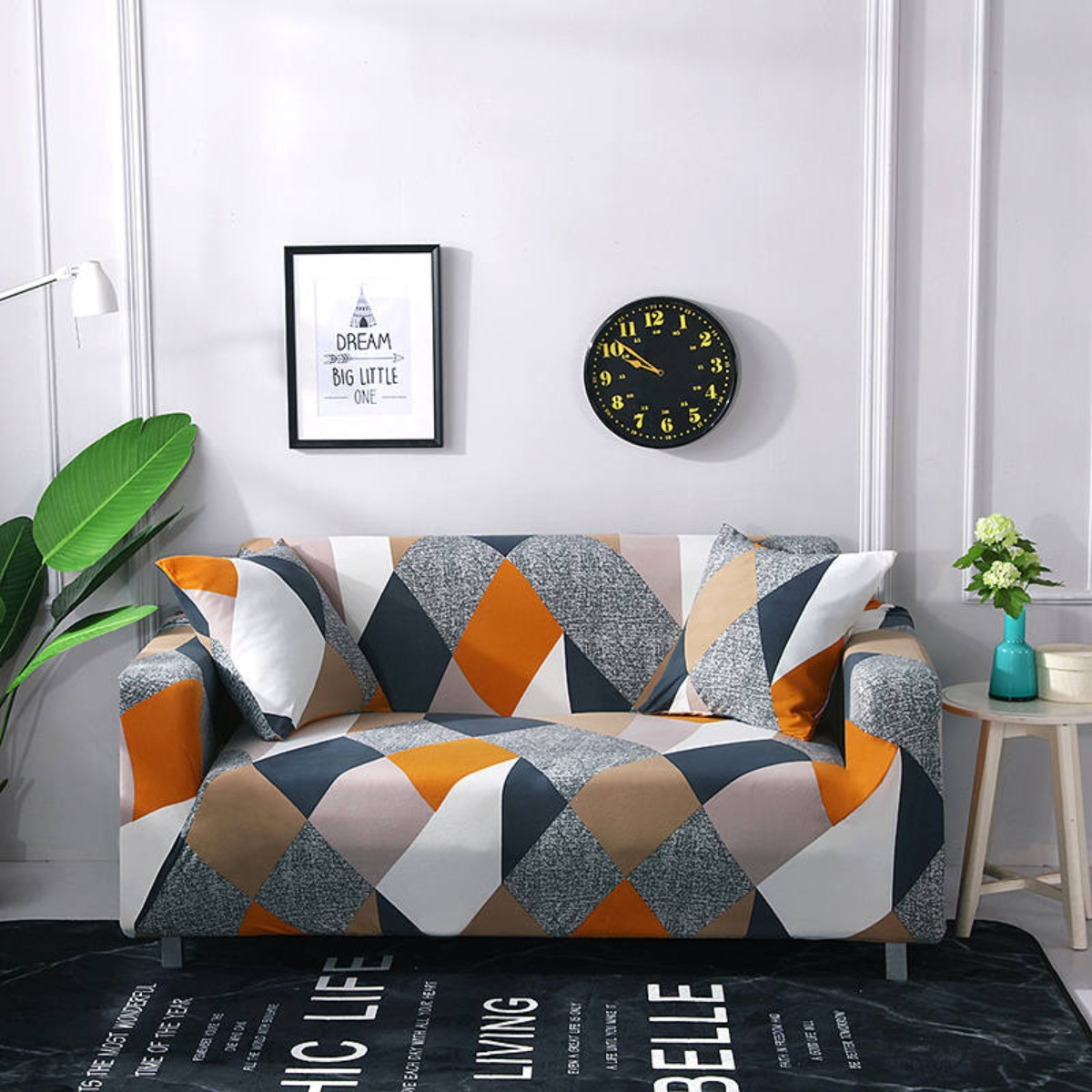 Funda Cubre Protector Sillon Sofa 1 Cuerpo Diseño Estampado - Imagen 1