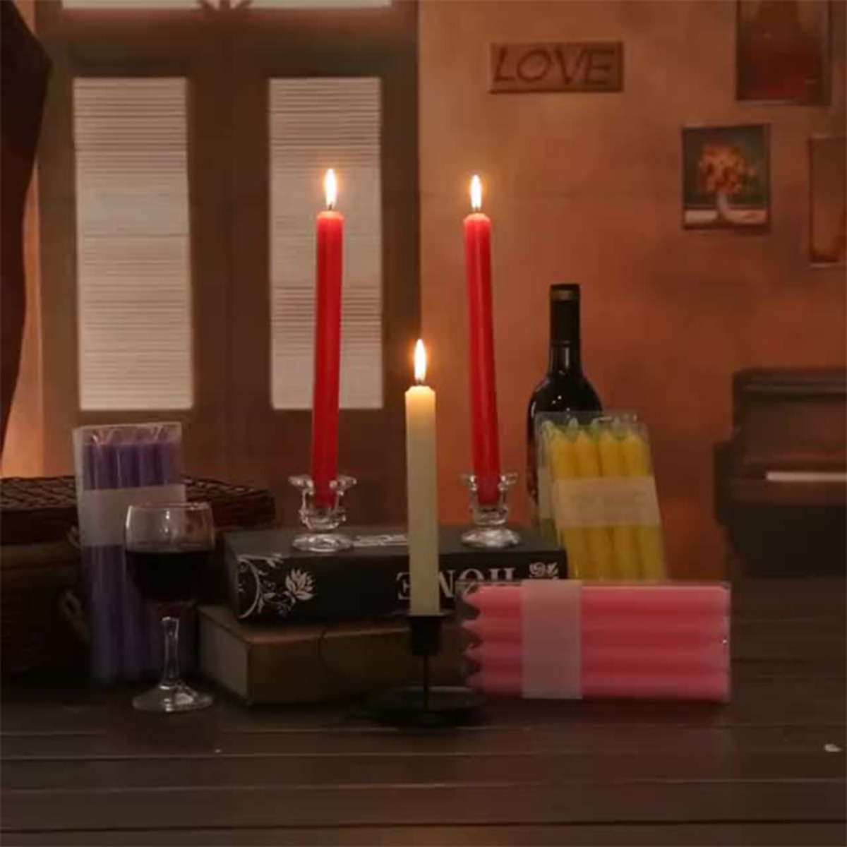 Pack X 4 Velas De Cera De Abeja Decoracion Hogar Iluminaras - Imagen 7