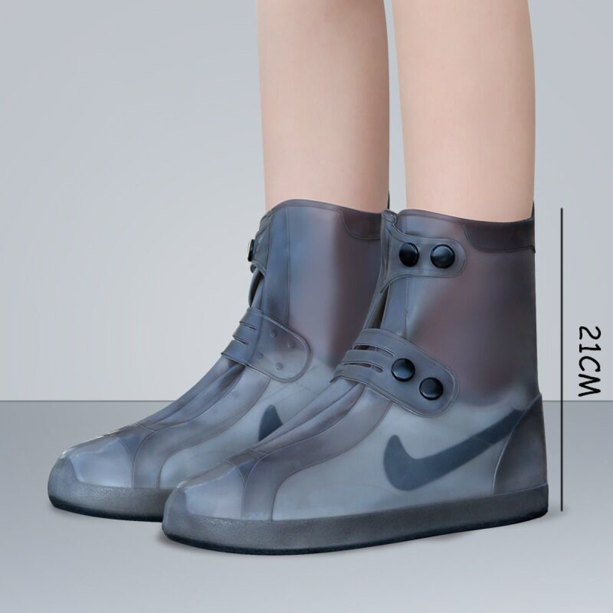 Cubre Zapatos Bota Impermeable Silicona Lluvia - Caña Corta - Imagen 9