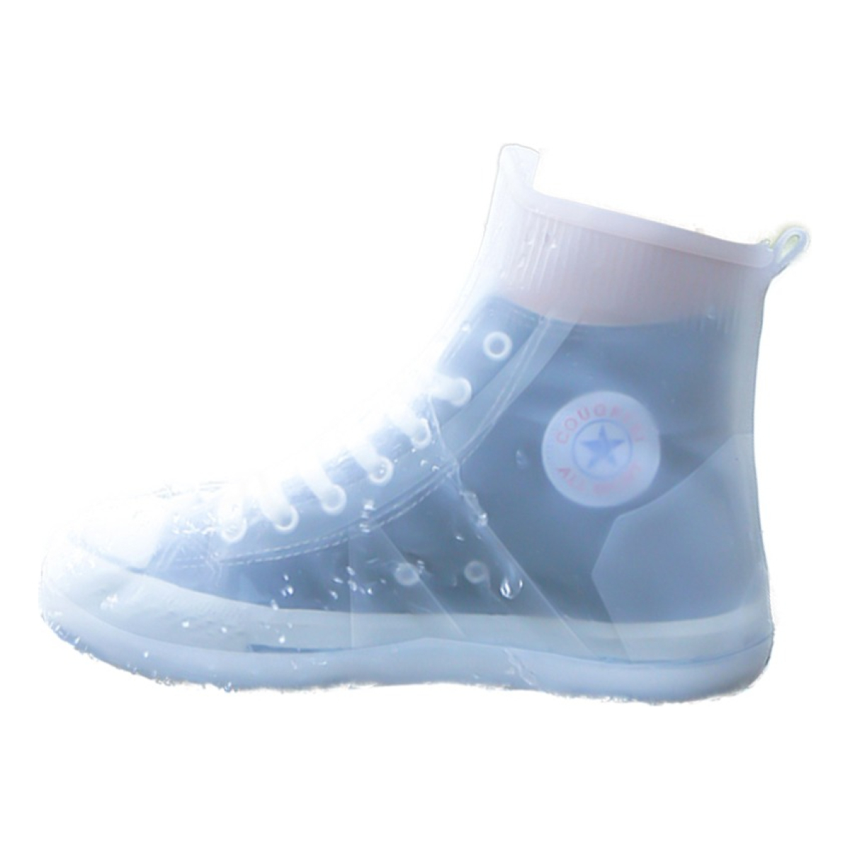 Cubre Zapatos Bota Impermeable Silicona Lluvia Estirable 903 - Imagen 1