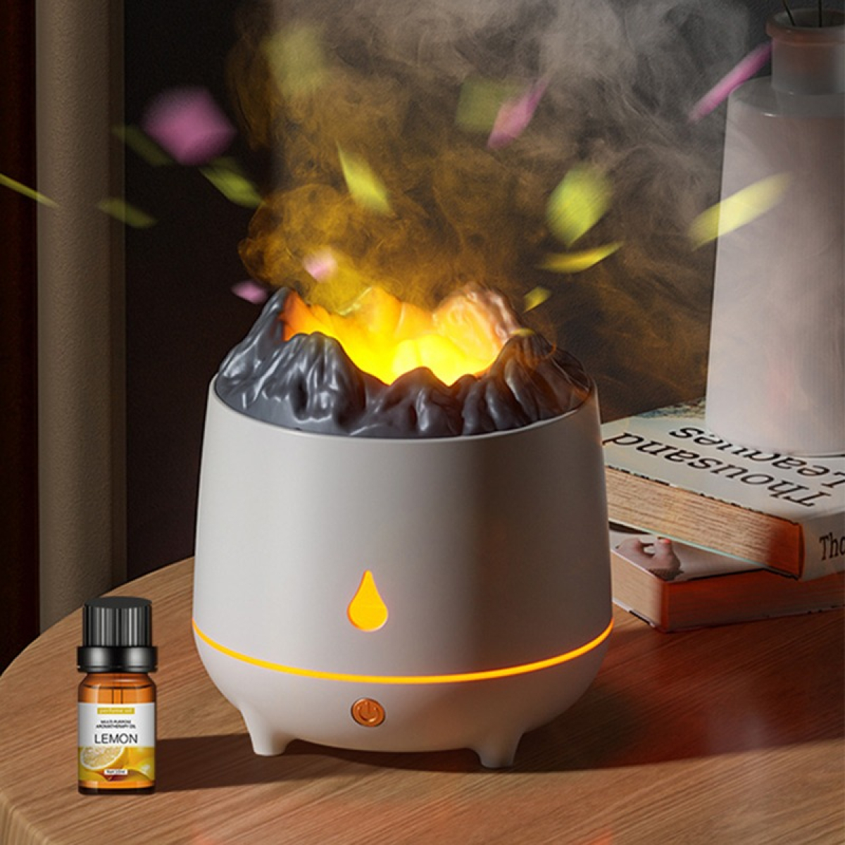 Humidificador Volcan Led Aromaterapia Hornito Aceites - Imagen 4