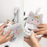 Toalla Infantil Para Secado De Manos Diseño Animales -blanco - Imagen 2