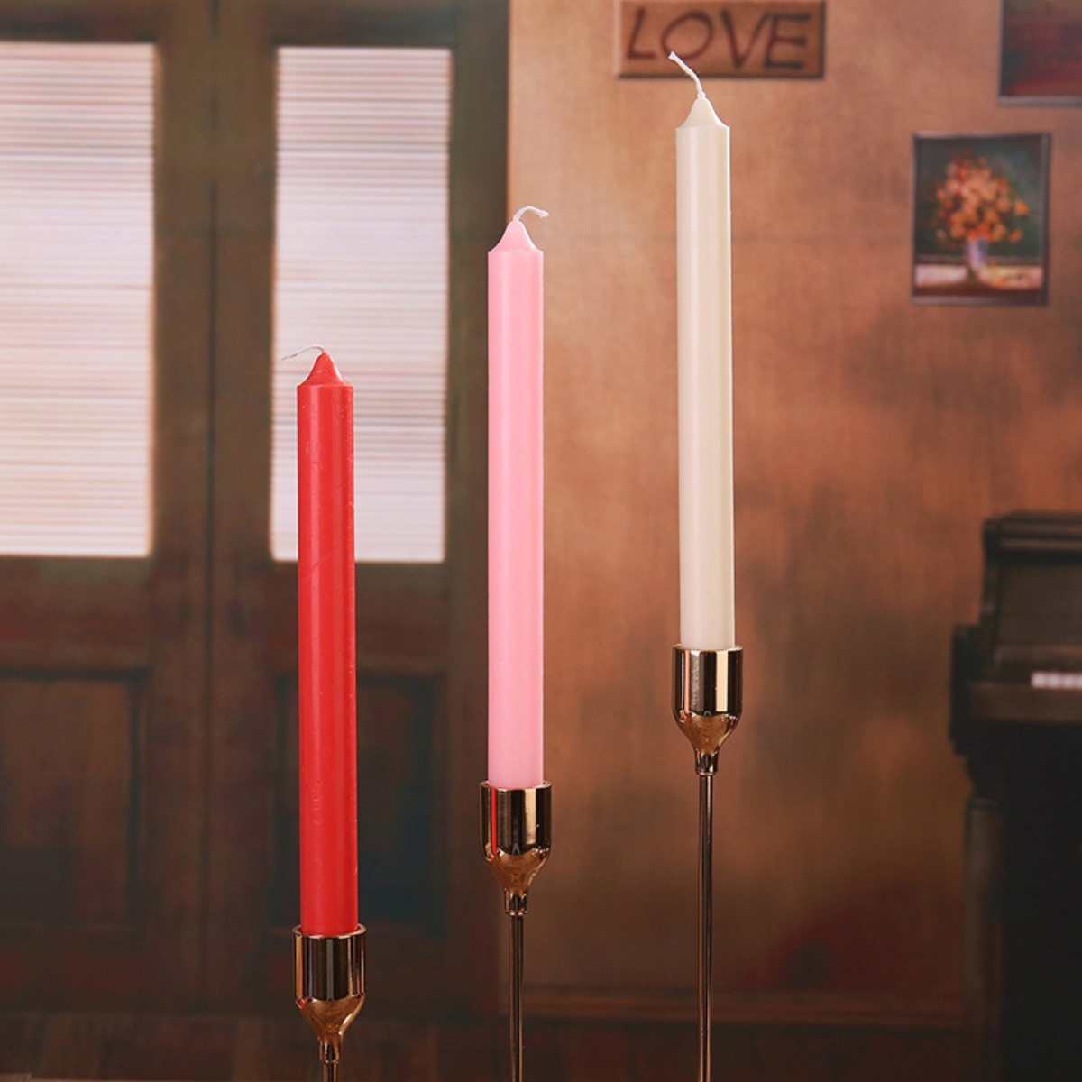 Pack X 4 Velas De Cera De Abeja Decoracion Hogar Iluminaras - Imagen 5