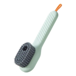 Cepillo Para Limpiar Zapatos C/ Dispensador De Jabon - Verde