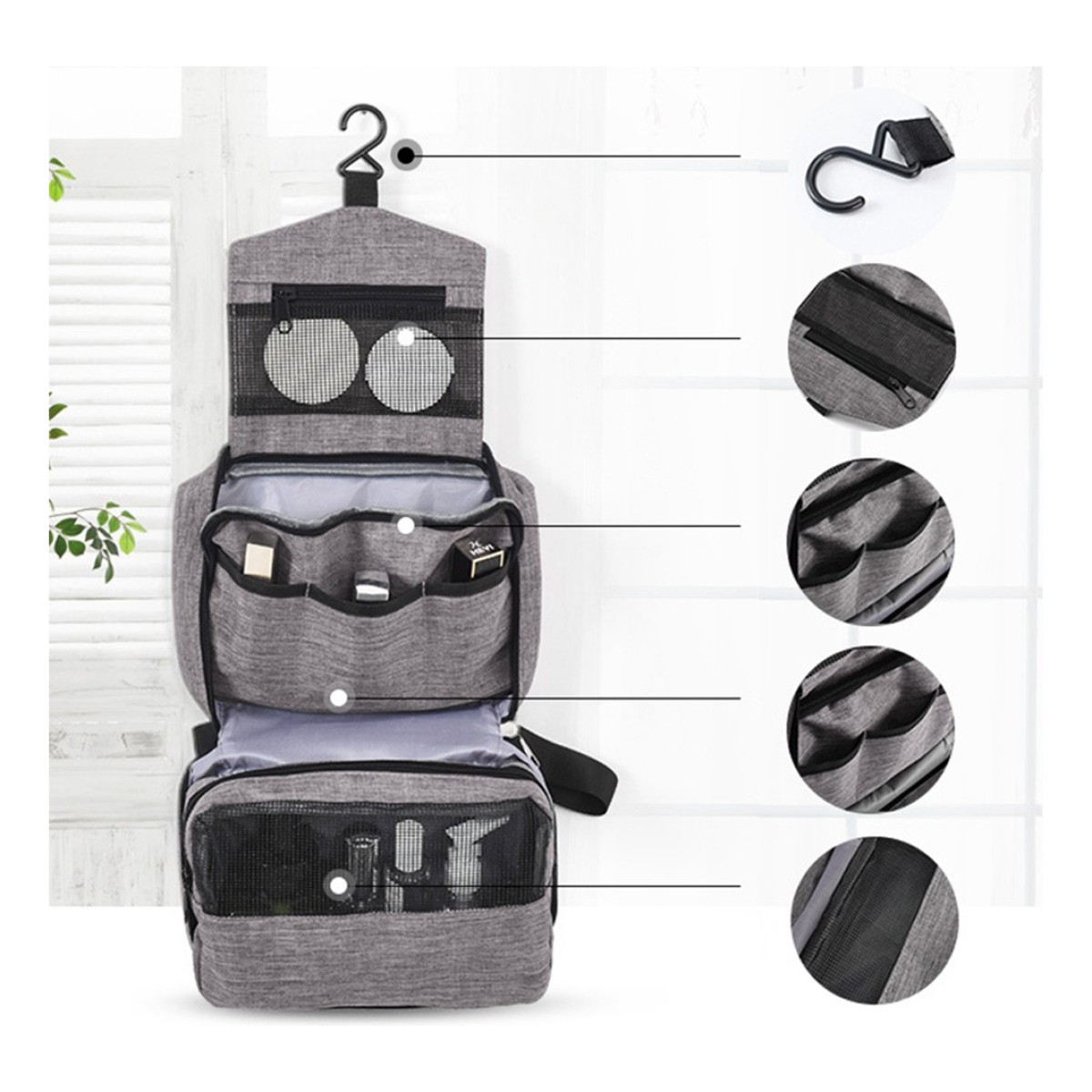 Neceser Travel Organizador Para Colgar - Imagen 12