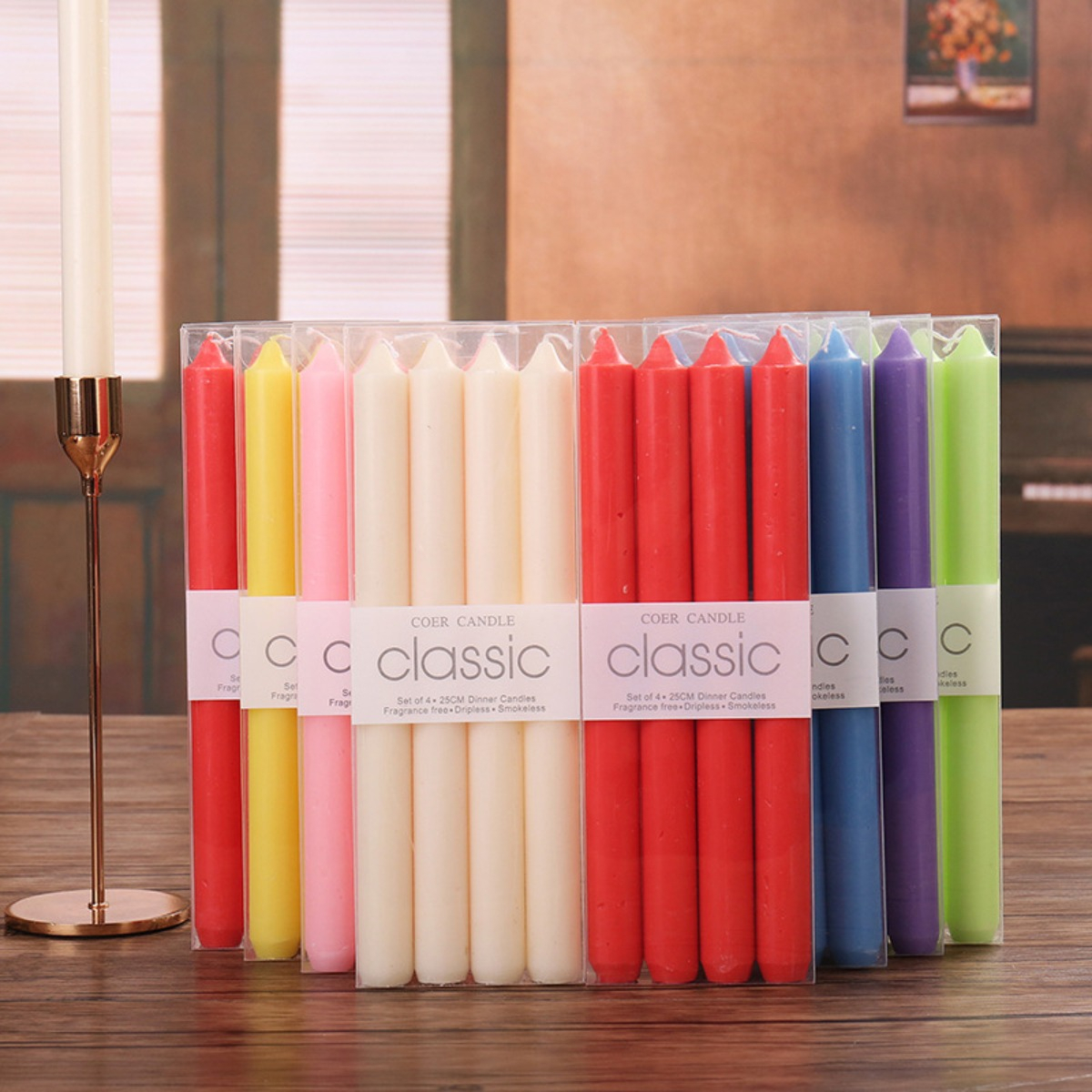 Pack X 4 Velas De Cera De Abeja Decoracion Hogar Iluminaras - Imagen 16