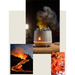 Humidificador Volcan Led Aromaterapia Hornito Aceites - Imagen 6