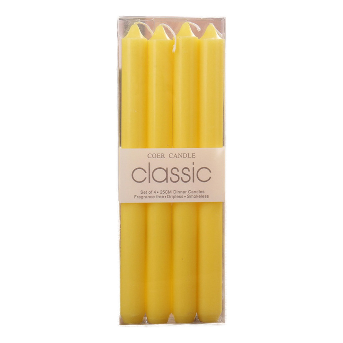 Pack X 4 Velas De Cera De Abeja Decoracion Hogar Iluminaras - Imagen 1