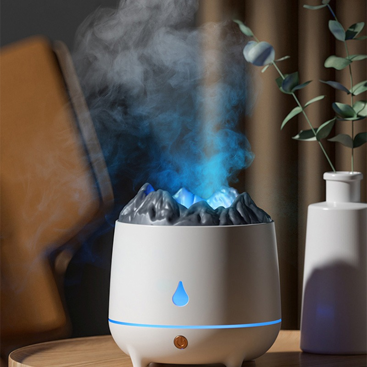 Humidificador Volcan Led Aromaterapia Hornito Aceites - Imagen 5