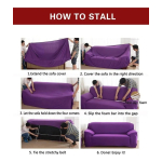 Funda Cubre Protector Sillon Sofa 1 Cuerpo Diseño Estampado - Imagen 2