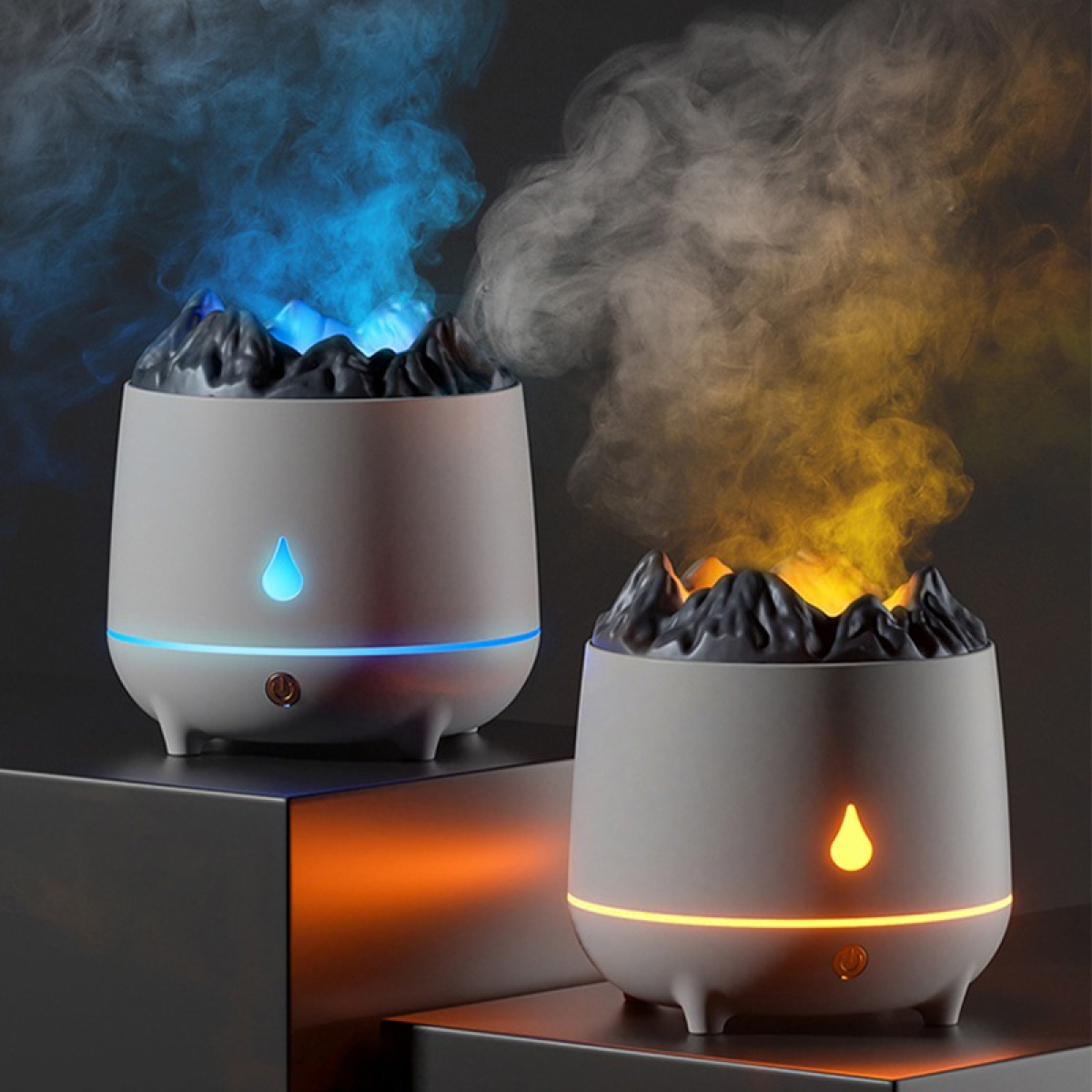 Humidificador Volcan Led Aromaterapia Hornito Aceites - Imagen 9