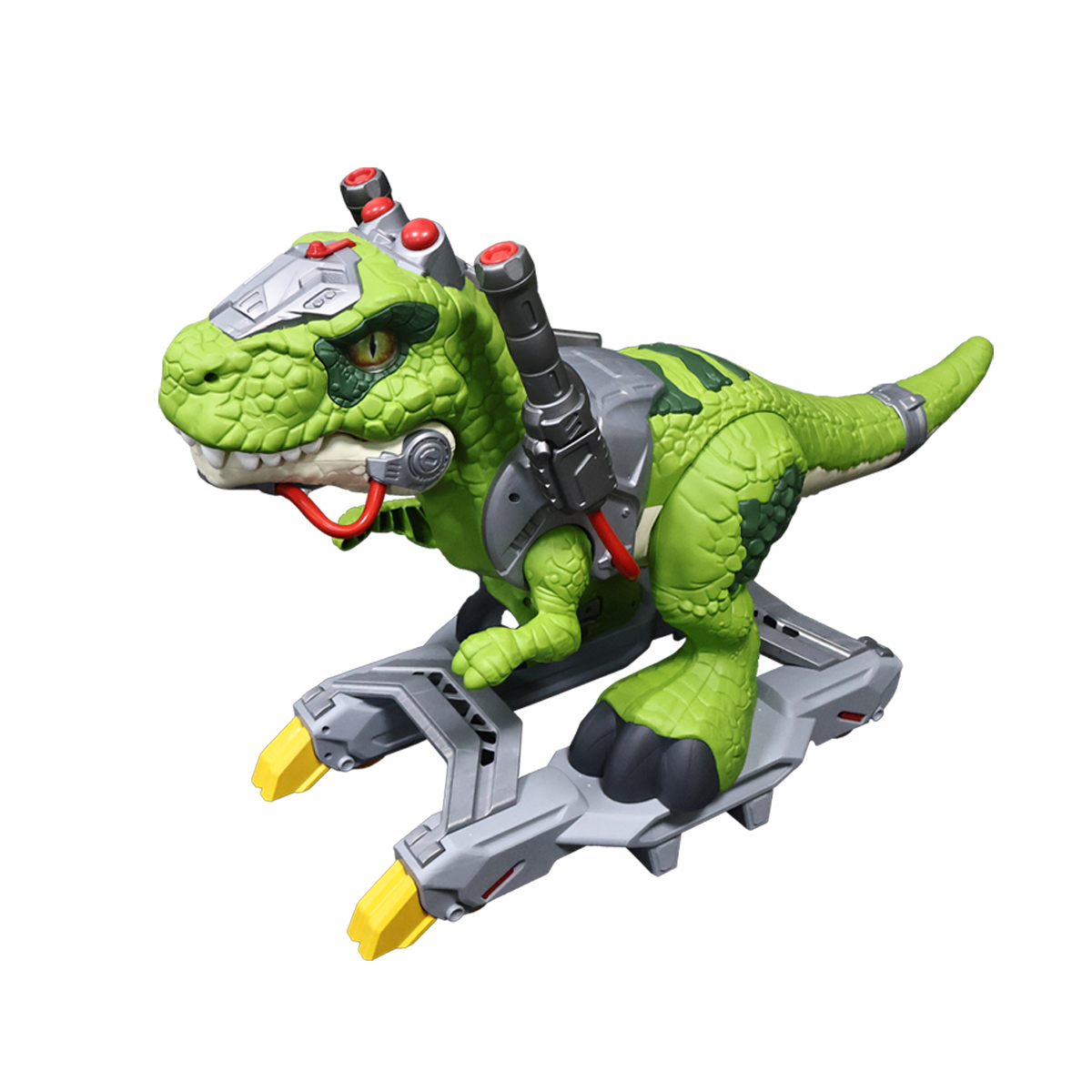 Juguete Dinosaurio Robot Con Ruedas Tiranosaurio Niño - Imagen 1