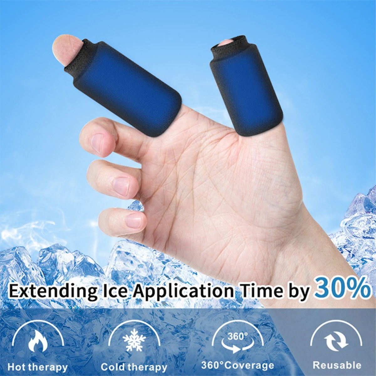 Protector De Gel Para Dedos Venda Flexible Calor Frio - Imagen 11