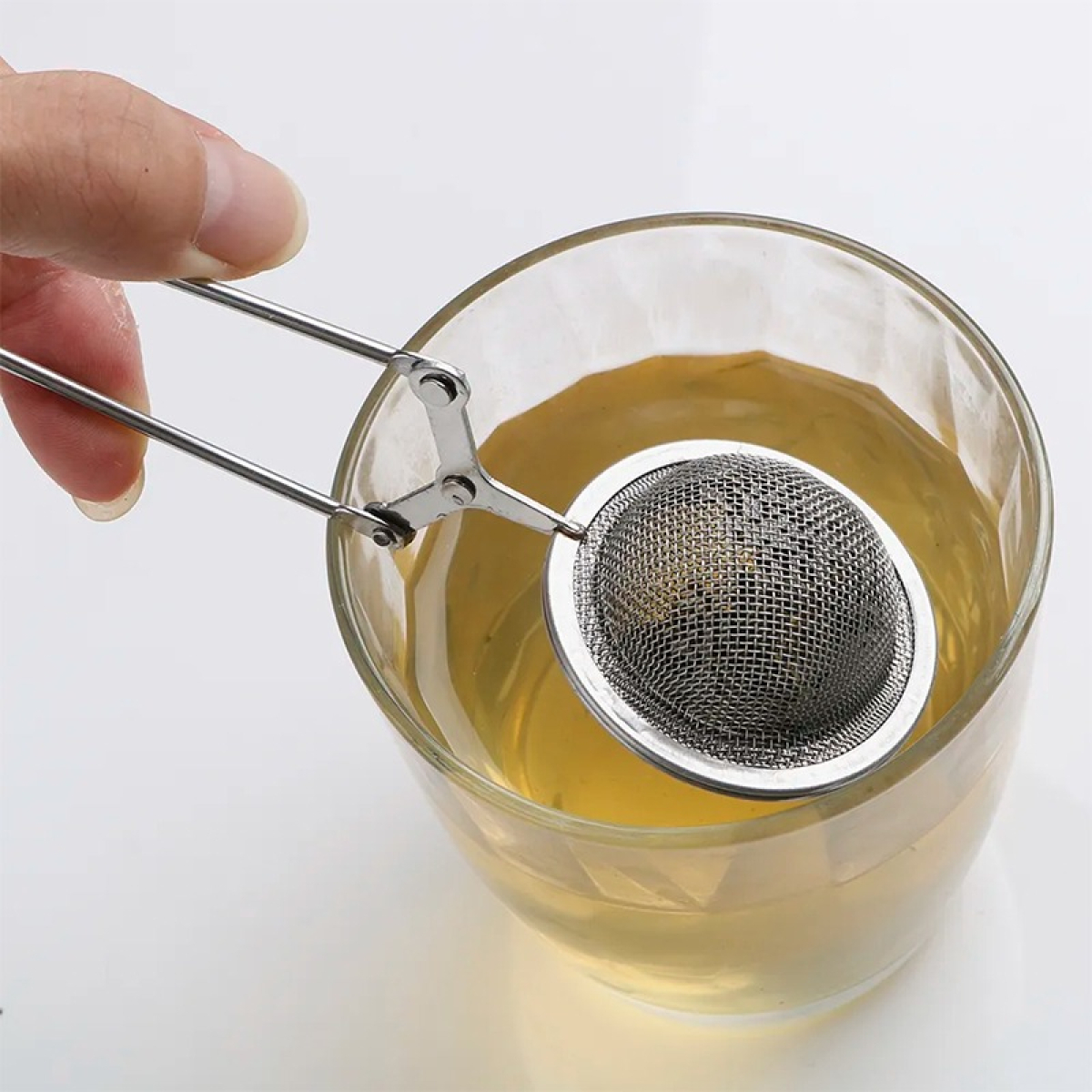 Infusor De Te Bola Filtro Acero Inoxidable Pinza Infusion - Imagen 5