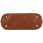 Bolso Cartera Bandolera Dama Doble Cierre Exterior Cuero Pu - Imagen 3