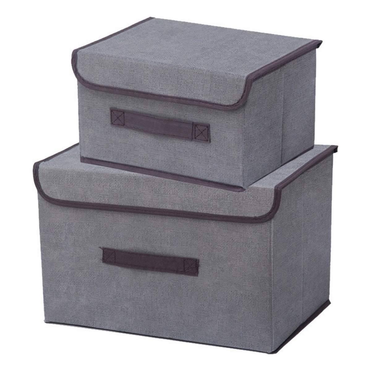 Set X2 Organizador Ropa Caja Almacenamiento De Tela Plegable - Imagen 8