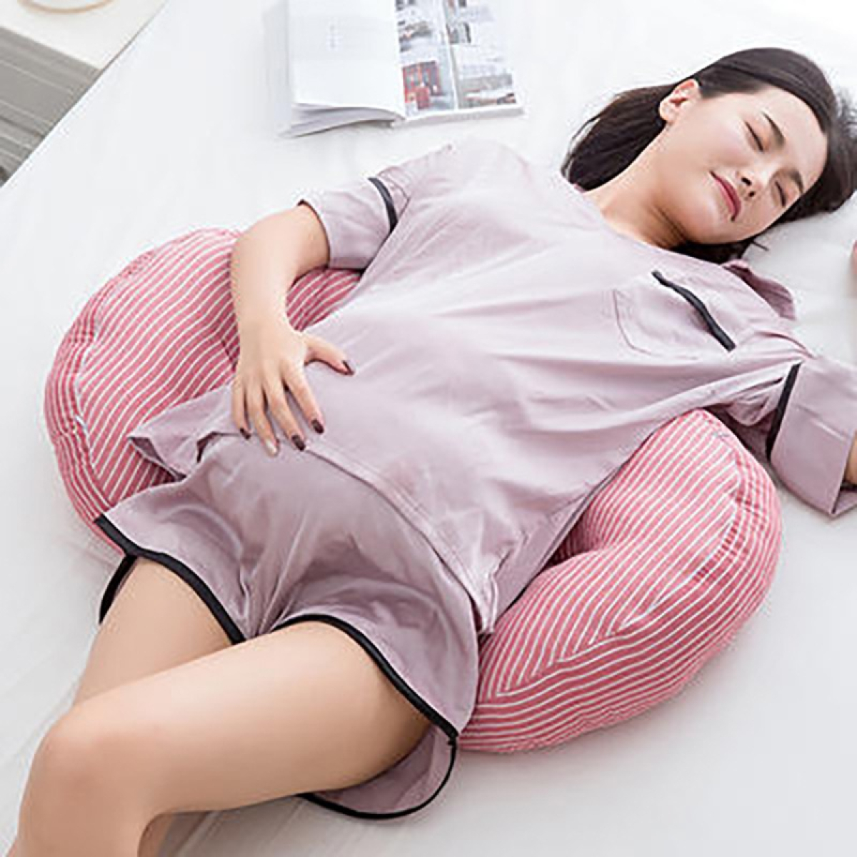 Almohada Para Embarazada Proteccion Cintura Y Abdominal - Imagen 6