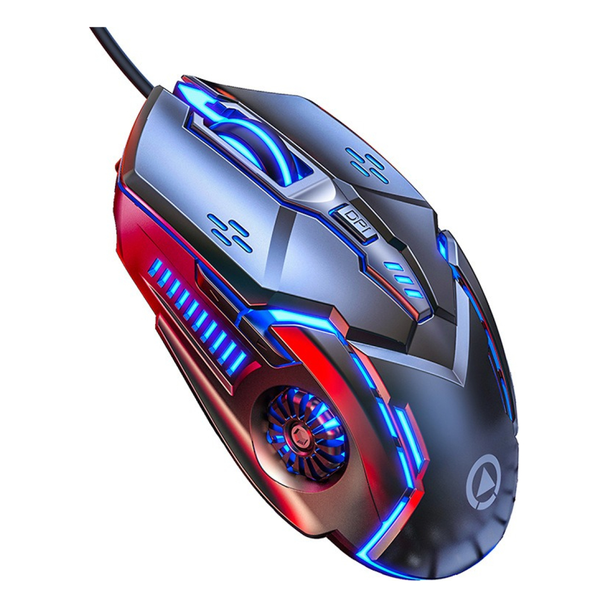 Mouse Gamer Ergonomico Con Luces Y 6 Botones - Imagen 1