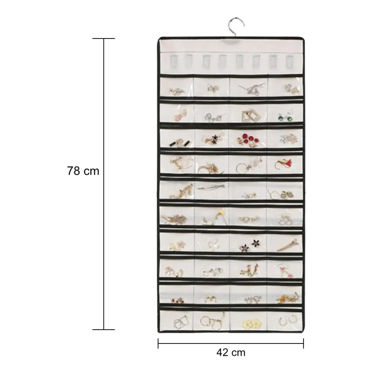 Organizador Para Joyeria Bijouterie 48 Divisiones C/ Percha - Imagen 3