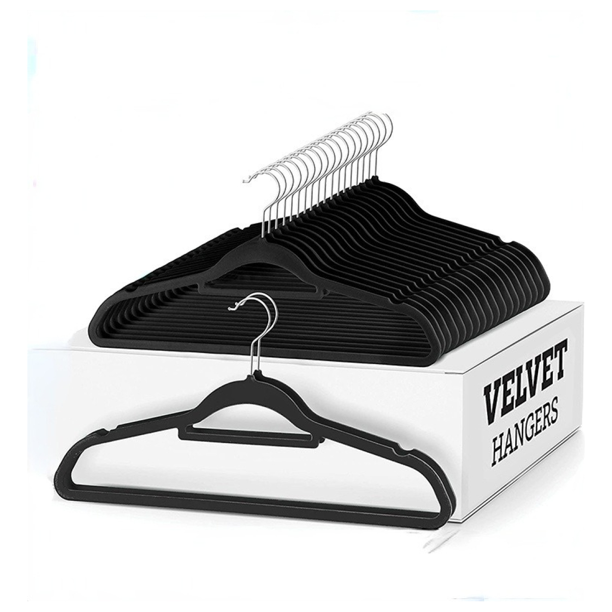 Set X10 Perchas De Terciopelo Antideslizante Resistentes - Imagen 1