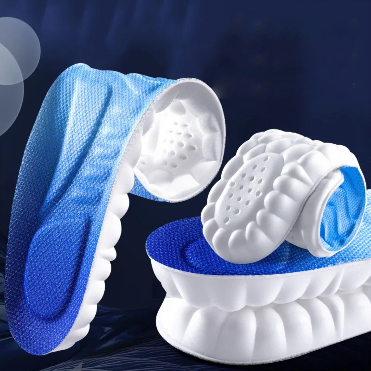 Plantillas Para Calzado Varios Talles Acolchonado Forma Nube - Imagen 11