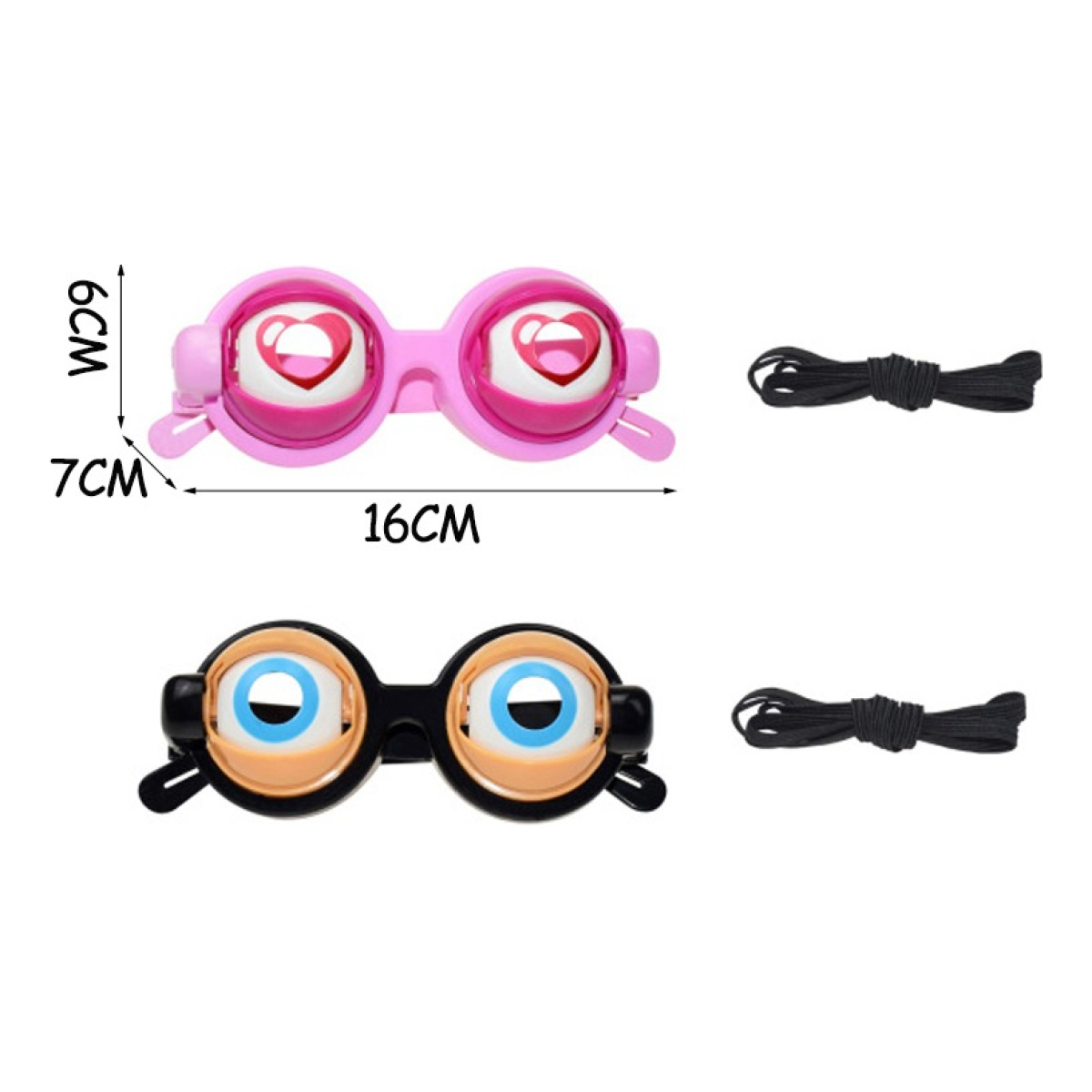 Lentes Ojos Locos Disfraz Halloween Cotillon Fiestas Party - Imagen 8