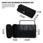 Bolso Organizador Maquillaje Compartimientos Enrollable - Imagen 4