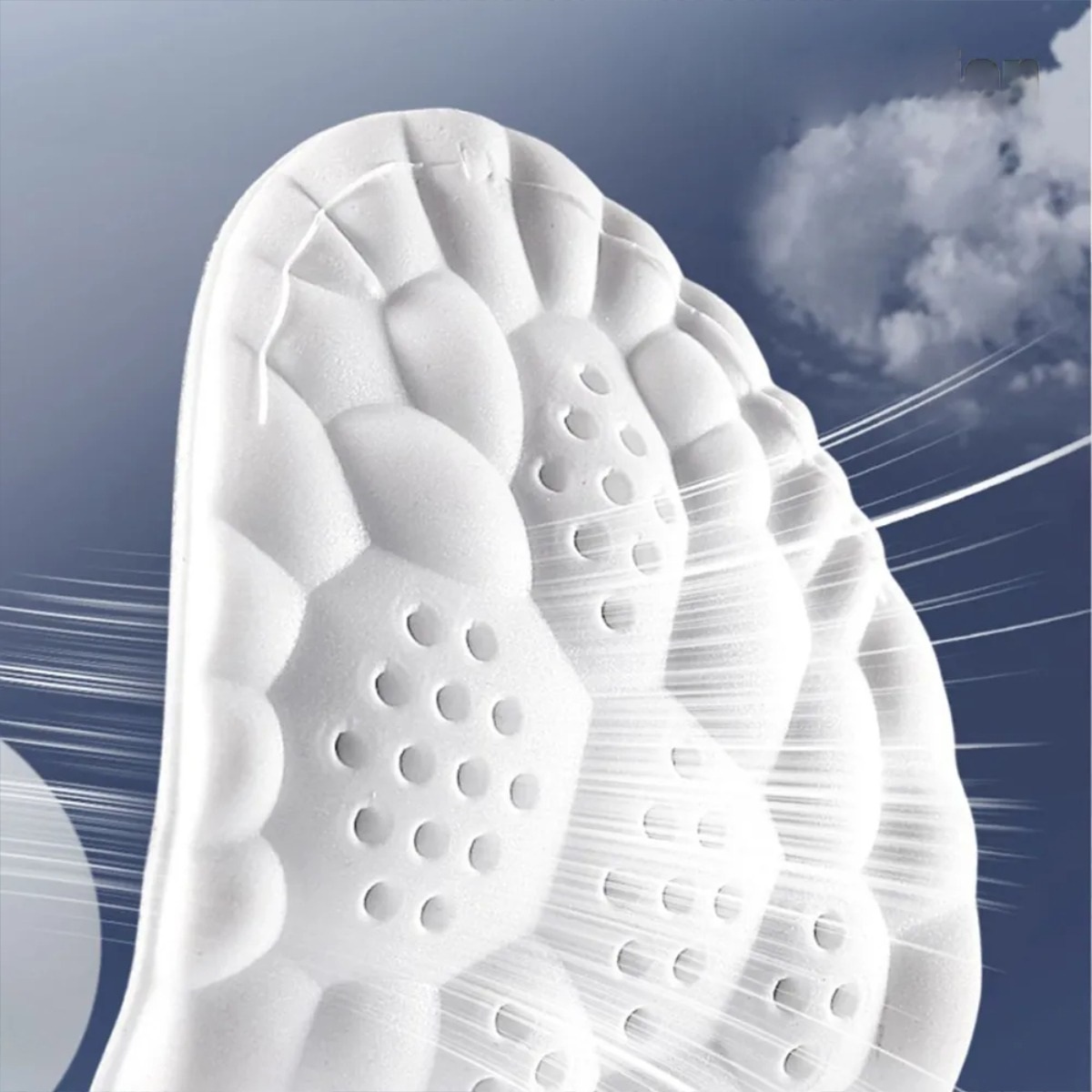 Plantillas Para Calzado Varios Talles Acolchonado Forma Nube - Imagen 16
