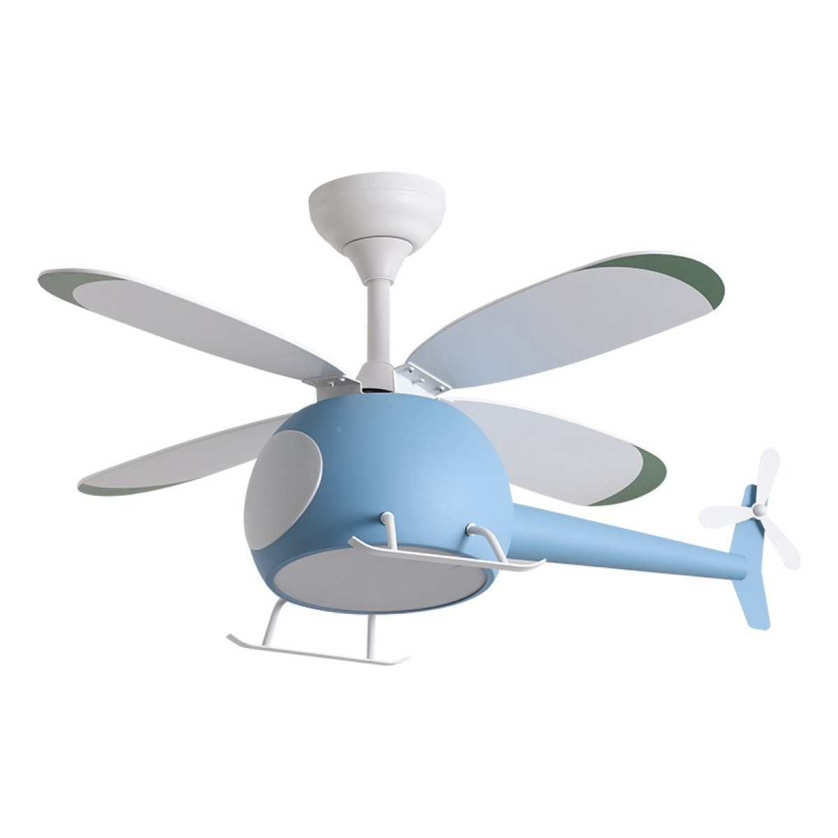 Lampara De Techo Infantil Led Helicoptero - Imagen 1