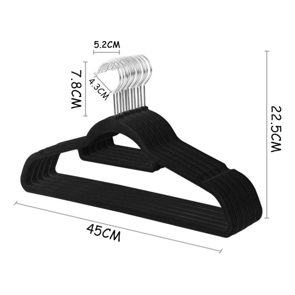 Set X10 Perchas De Terciopelo Antideslizante Resistentes - Imagen 2