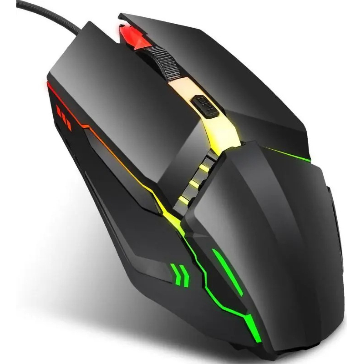 Mouse Gamer 1600 Dpi Regulable Comodo Facil Movimiento - Imagen 1