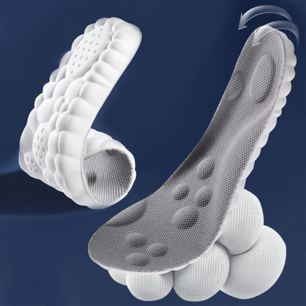 Plantillas Para Calzado Varios Talles Acolchonado Forma Nube - Imagen 7