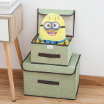 Set X2 Organizador Ropa Caja Almacenamiento De Tela Plegable - Imagen 4