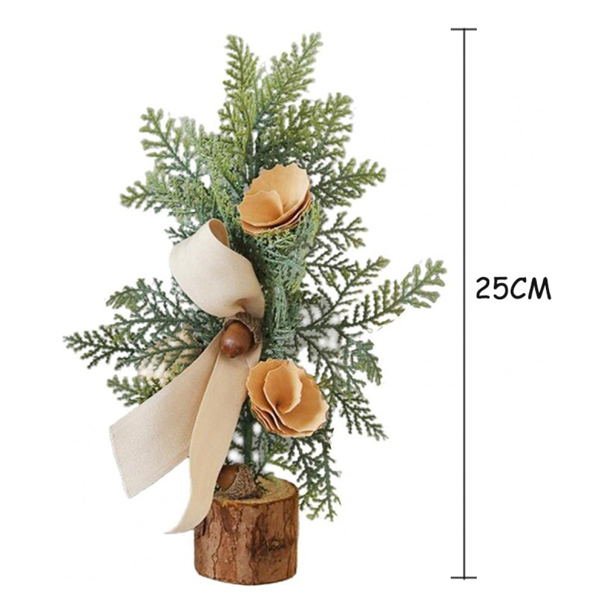 Adorno Decoracion Navidad Arbol Navideño De Escritorio 10 Cm - Imagen 7