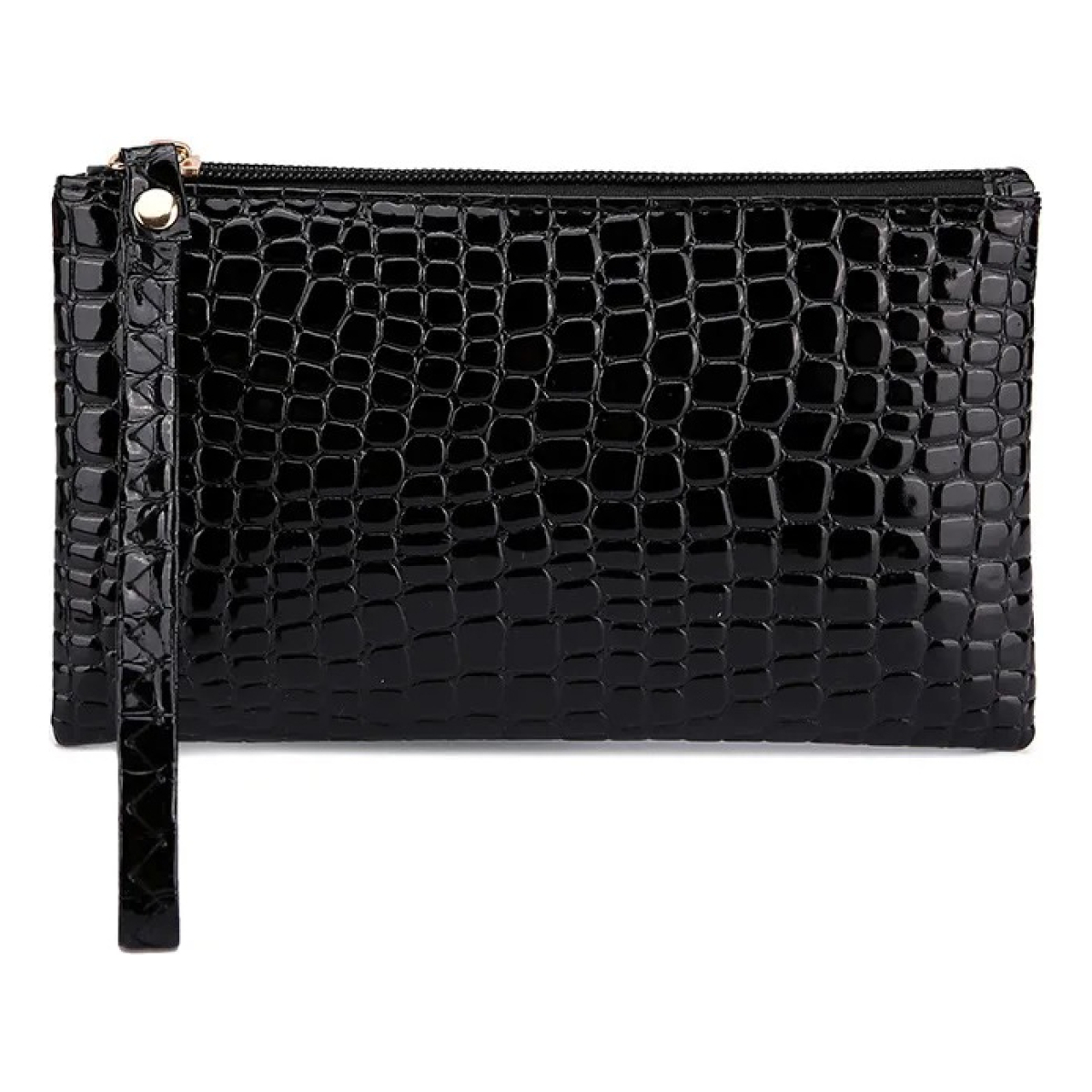 Neceser Mini Monedero Bolso De Mano Cocodrilo - Imagen 1