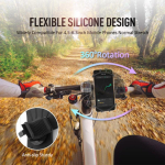 Soporte De Celular Silicona Ajustable Para Bicicleta Y Moto - Imagen 3