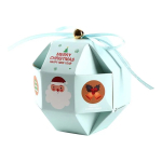 Pack X 10 Caja De Regalo Con Forma De Bola De Navidad - Imagen 13